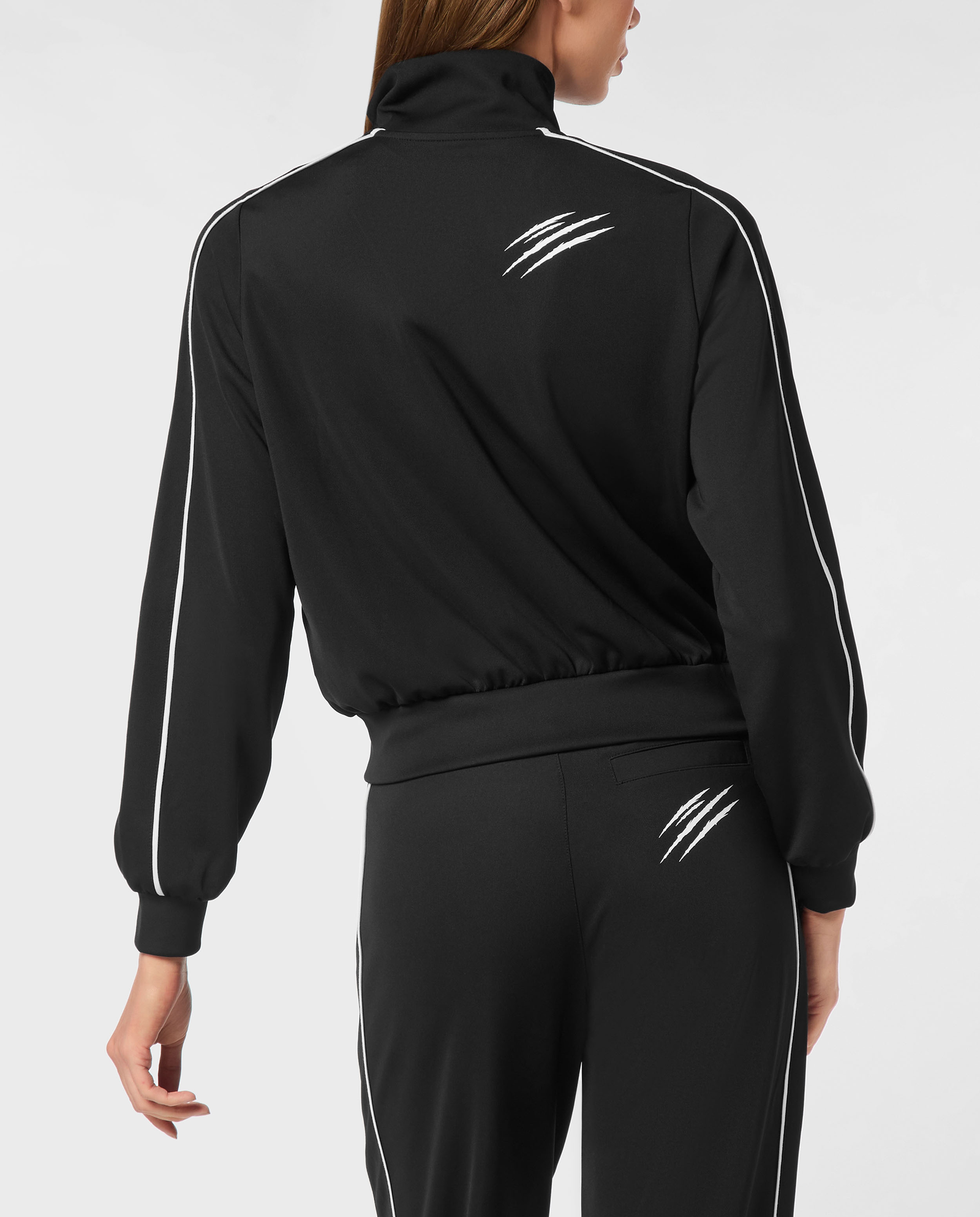 Czarna bluza dresowa z logo - Image #1