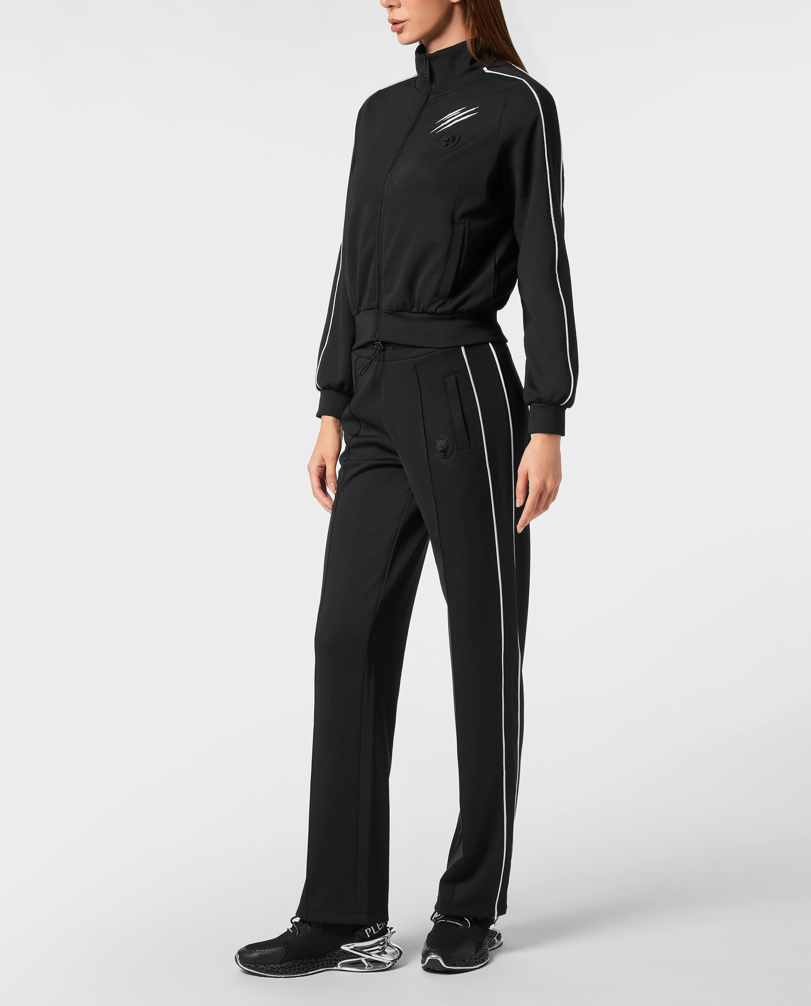 Czarna bluza dresowa z logo - Image #2