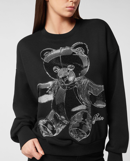 Czarna bluza z kapturem Teddy Crystal - Image #4