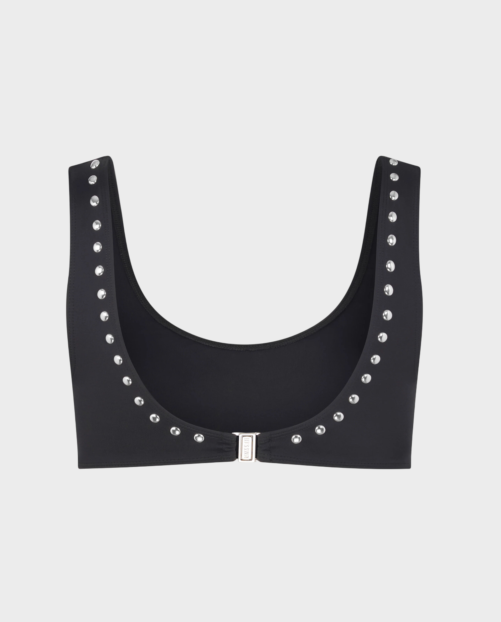Czarny top od bikini z ćwiekami - Image #1