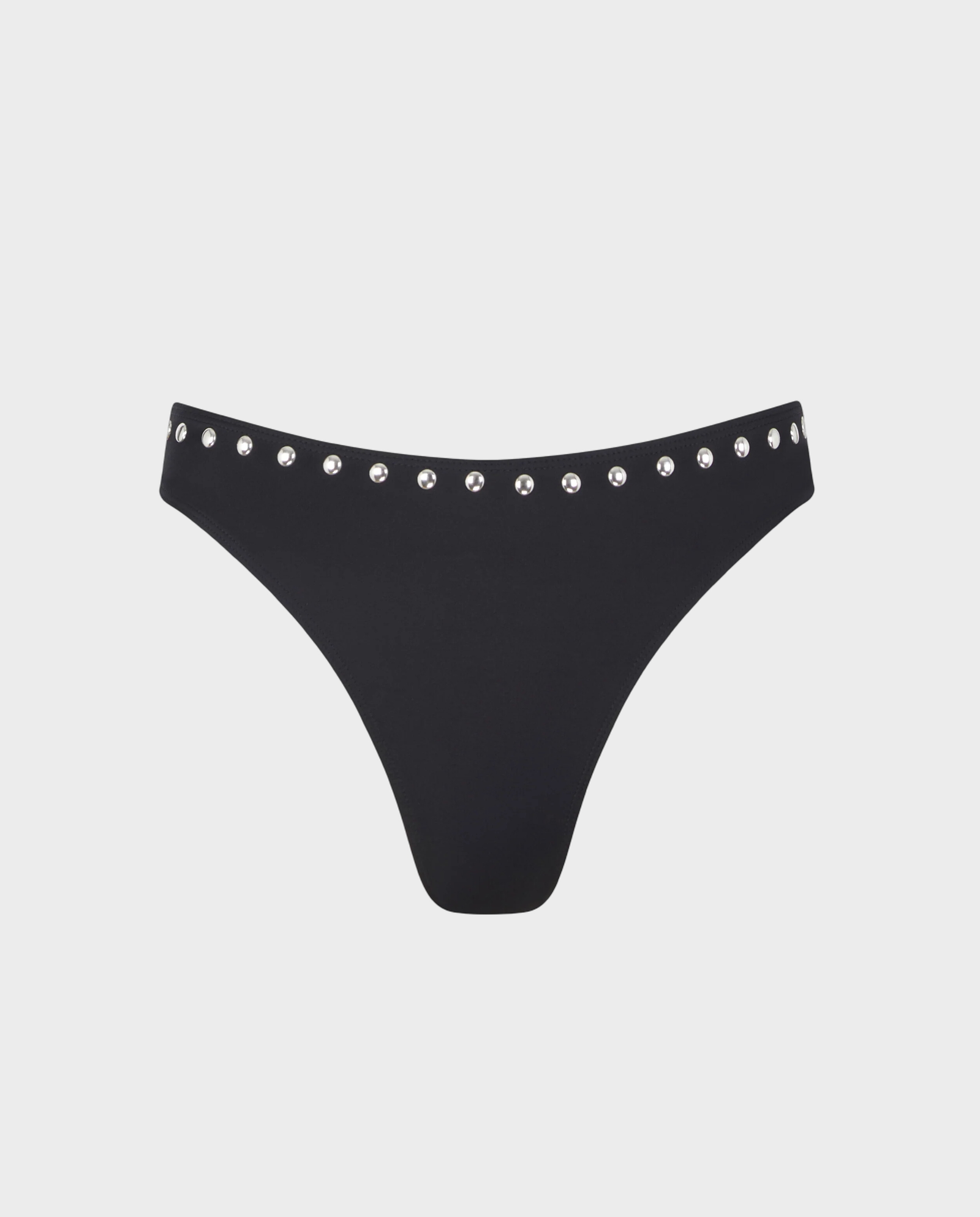 Czarny dół od bikini z ćwiekami - Image #0