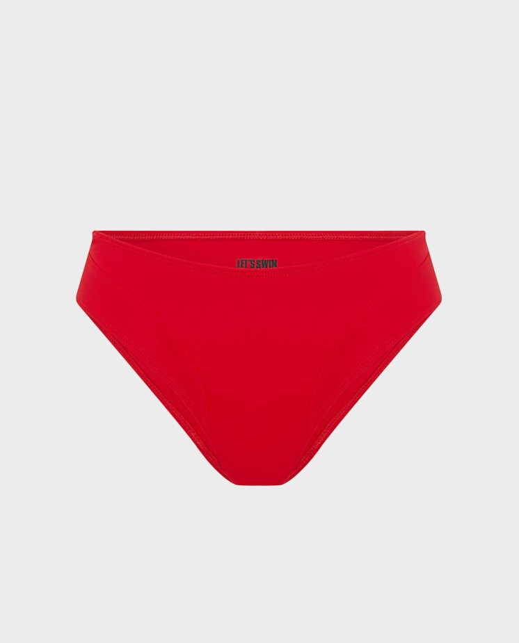 Czerwony dół od bikini hipster - Image #0