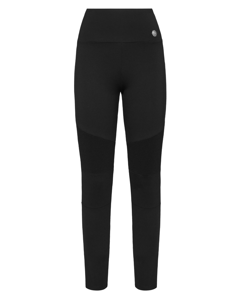 Czarne legginsy z wysokim stanem - Image #4