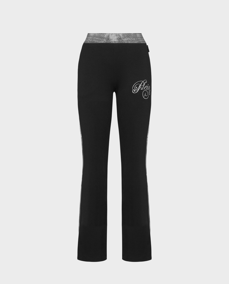 Czarne spodnie dresowe Signature