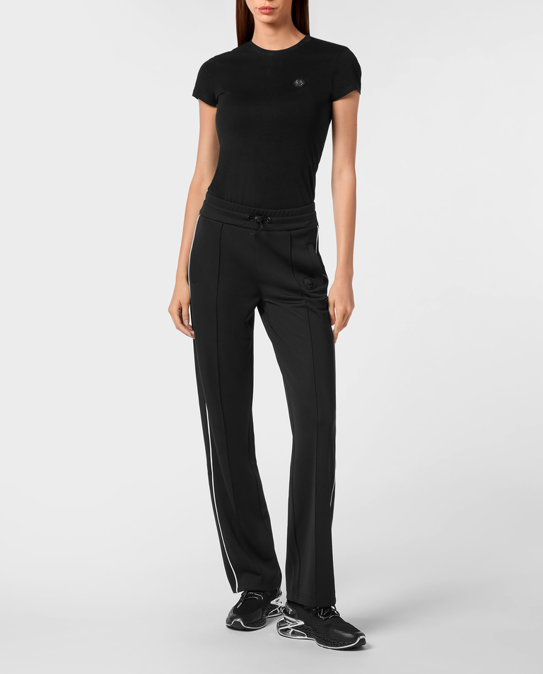 Czarne spodnie dresowe Loose Fit - Image #2