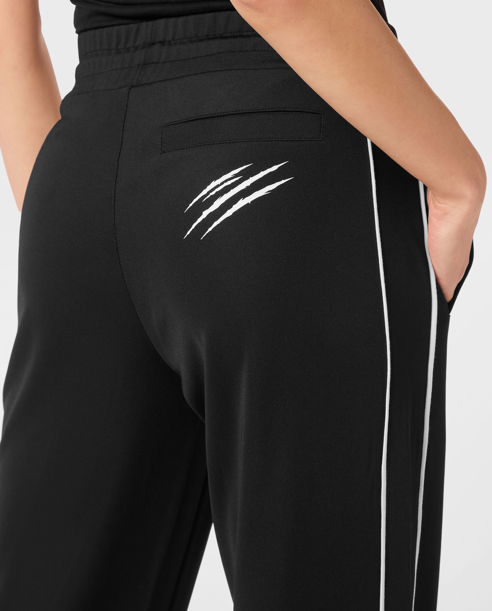 Czarne spodnie dresowe Loose Fit - Image #3