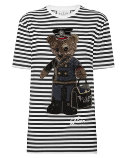 T-shirt w paski Teddy - Image #4