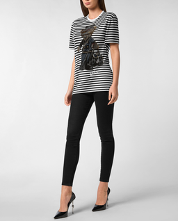T-shirt w paski Teddy - Image #2