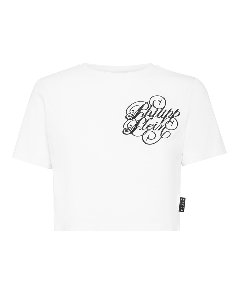 Biały crop top Sexy Pure - Image #4
