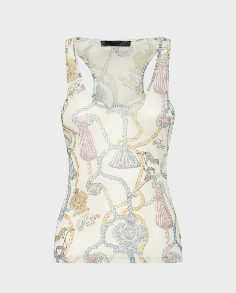 Tank top z nadrukiem