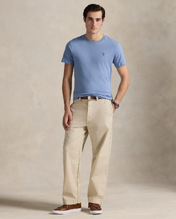 Niebieski t-shirt Custom Slim Fit - Image #2