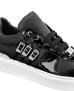 Czarne sneakersy Low Top Skull - Image #2