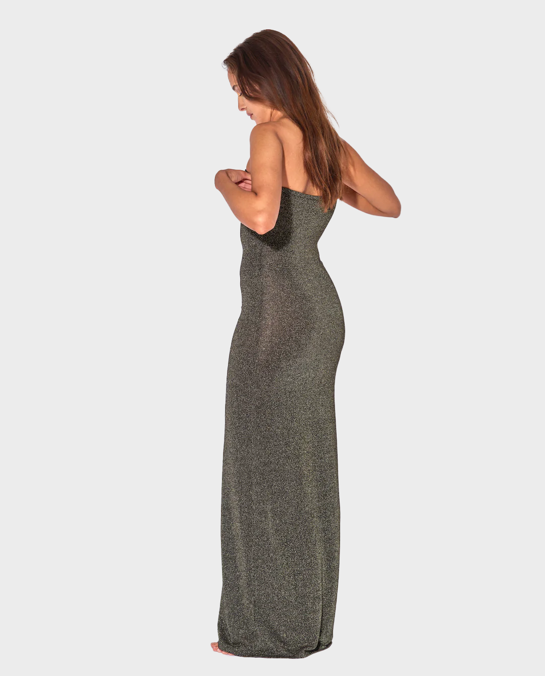 Czarna maxi sukienka Lana - Image #2