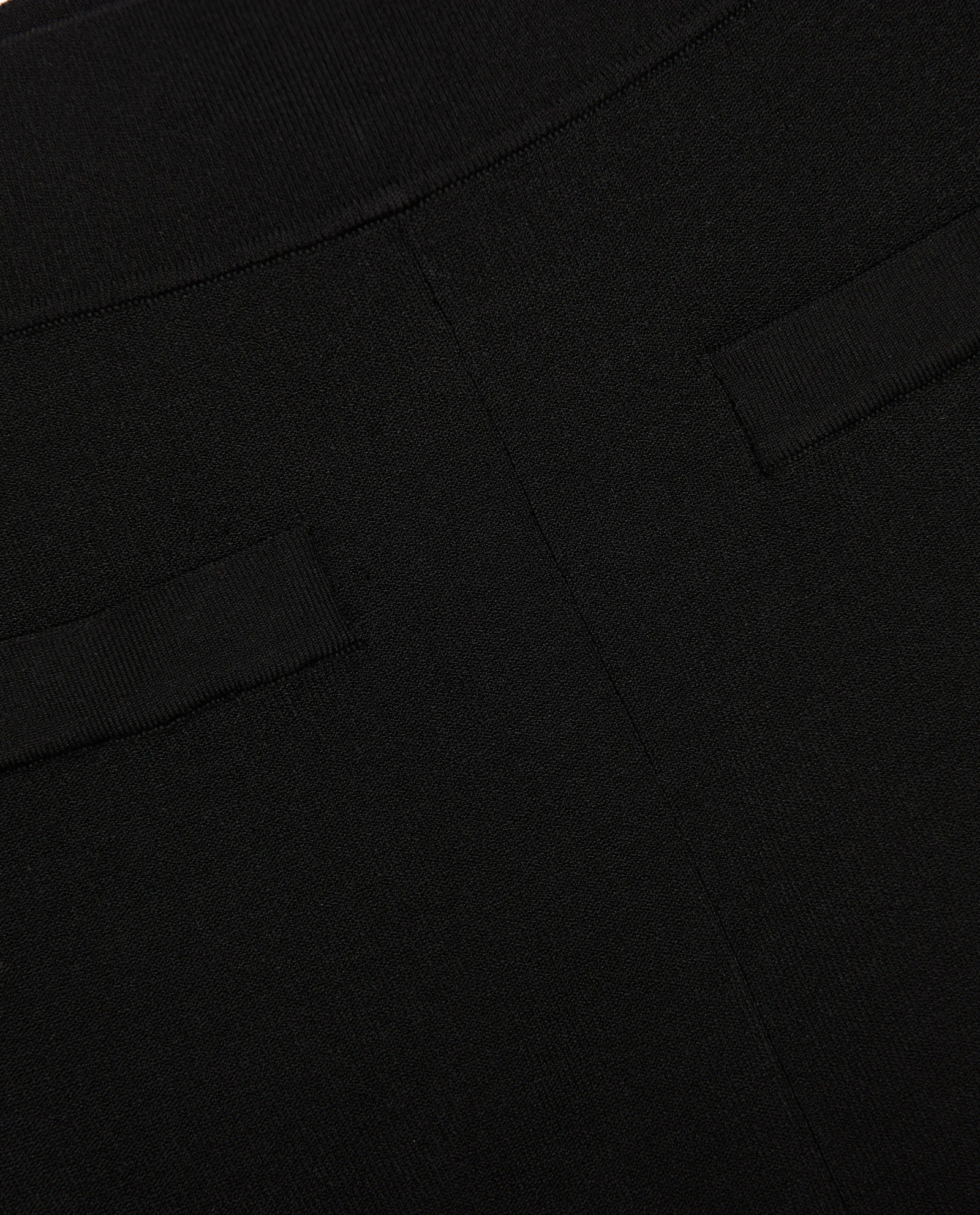 Czarne dzianinowe legginsy - Image #4