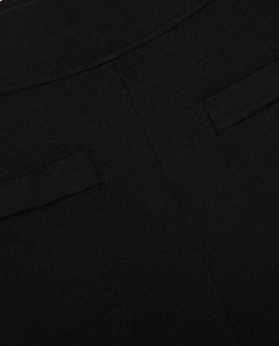 Czarne dzianinowe legginsy - Image #4