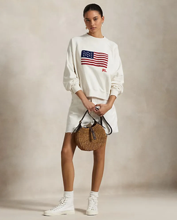Biała bawełniana bluza - Image #2