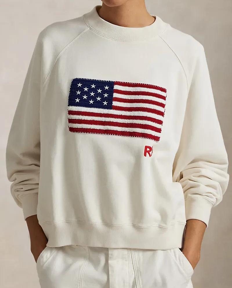 Biała bawełniana bluza - Image #4