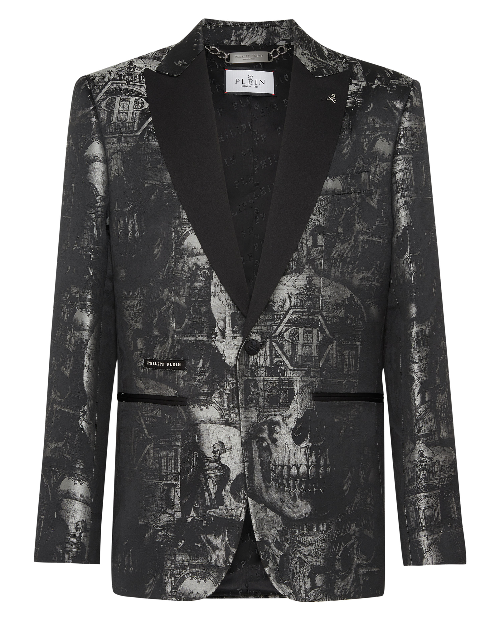 Czarna marynarka Lord Fit Skull - Image #5