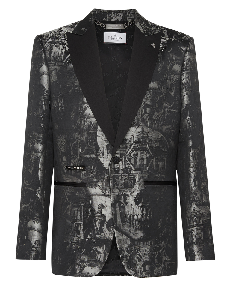 Czarna marynarka Lord Fit Skull - Image #5