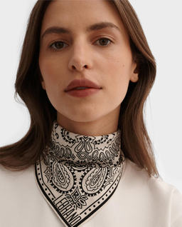 Bandana mini ecru z printem - Image #1
