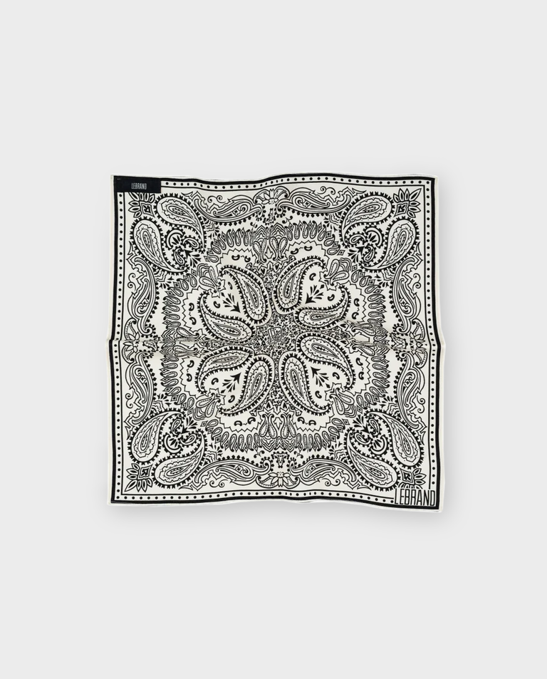 Bandana mini ecru z printem - Image #2