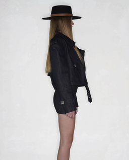 Kurtka jeansowa Royal Black - Image #4