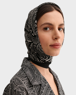 Czarna bandana z printem - Image #3