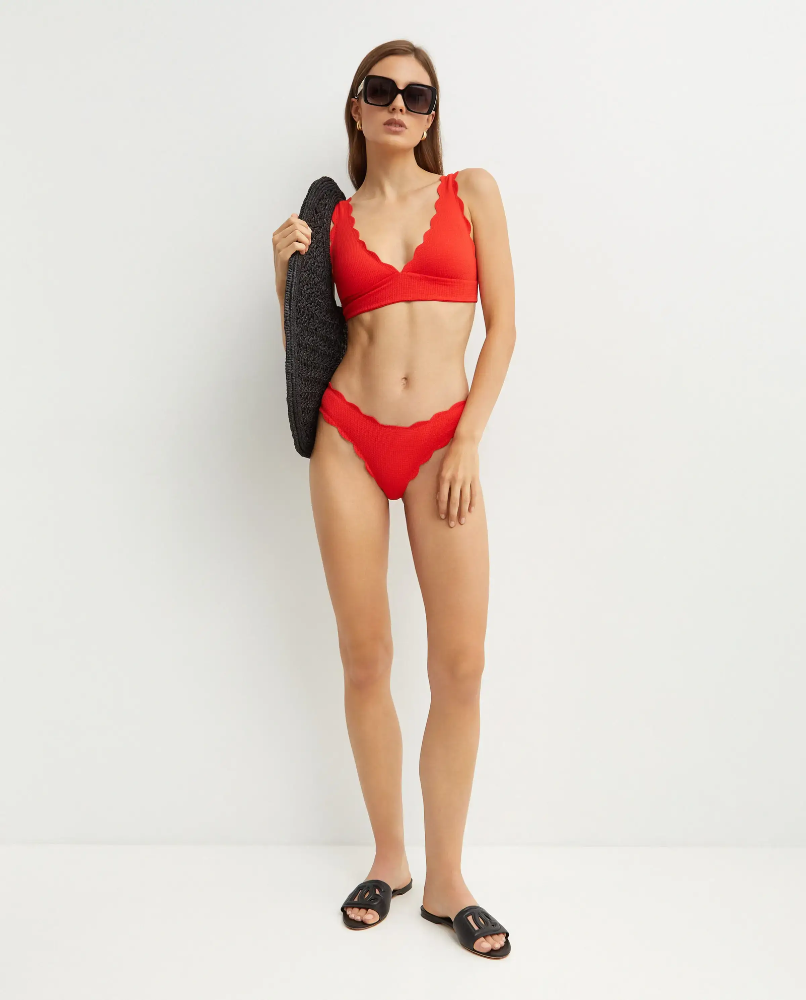Czerwony dół od bikini High Antibes - Image #2