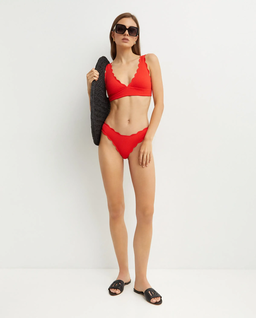Czerwony dół od bikini High Antibes - Image #2
