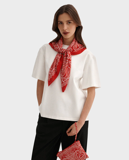 Czerwona bandana z pirntem - Image #2