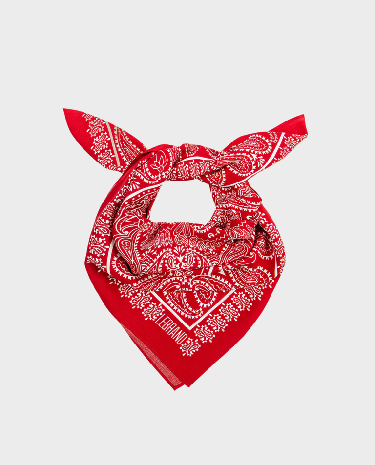 Czerwona bandana z pirntem - Image #4