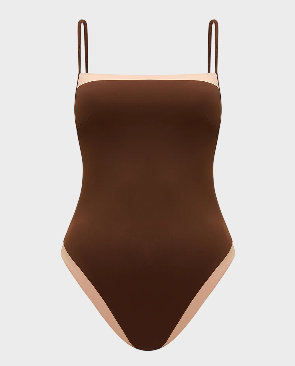 Czekoladowy kostium kąpielowy Baltic II - Image #2