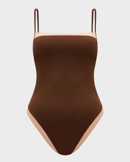 Czekoladowy kostium kąpielowy Baltic II - Image #2