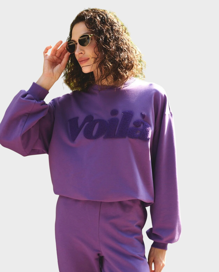 Jagodowa bluza Voila - Image #0