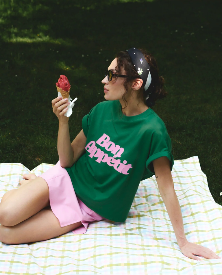 Zielony t-shirt Bon Appetit - Image #2