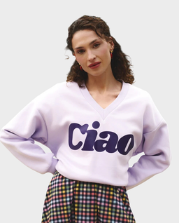 Lawendowa bluza Ciao - Image #0