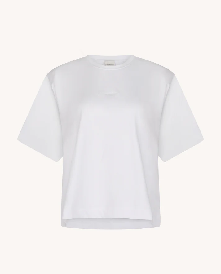 Biały t-shirt oversize Lucie - Image #4