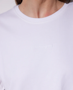 Biały t-shirt oversize Lucie - Image #3