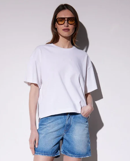 Biały t-shirt oversize Lucie - Image #2
