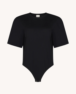 Czarny t-shirt body Anaïs - Image #2
