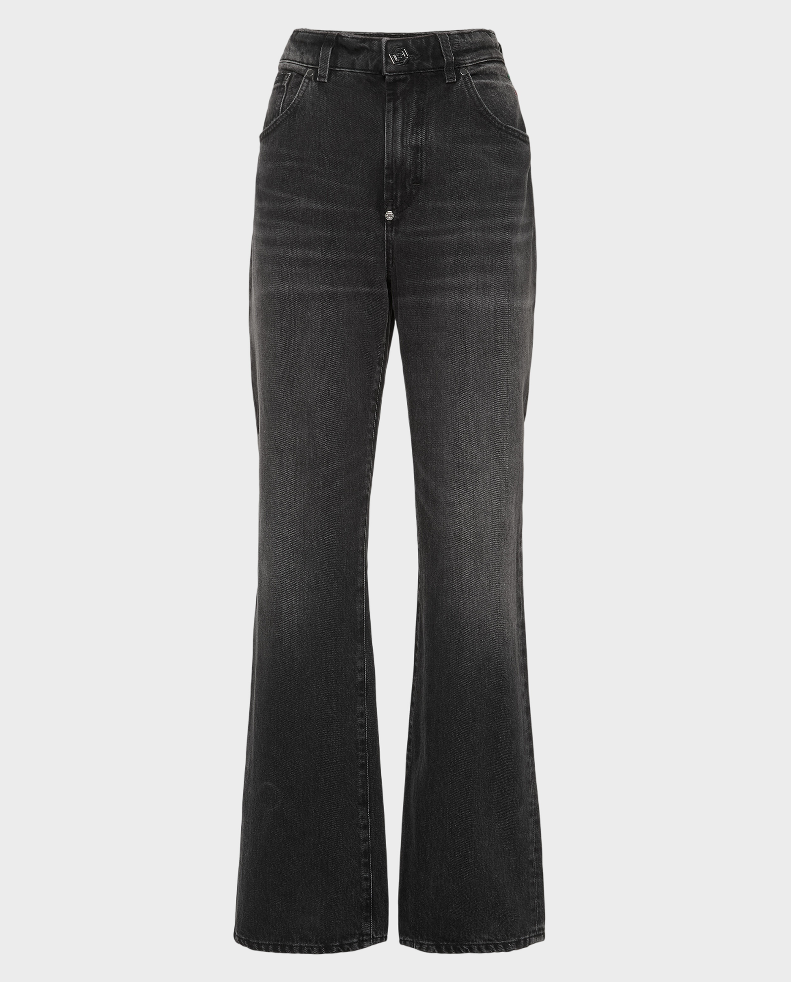 Czarne jeansy Straight Fit - Image #1