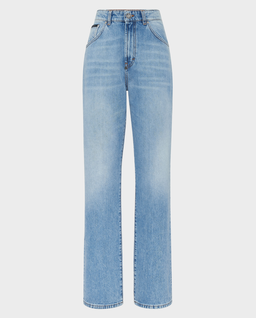 Niebieskie jeansy Straight Fit - Image #1