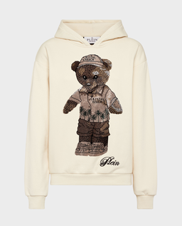 Beżowa bluza z kapturem Teddy Beach - Image #1
