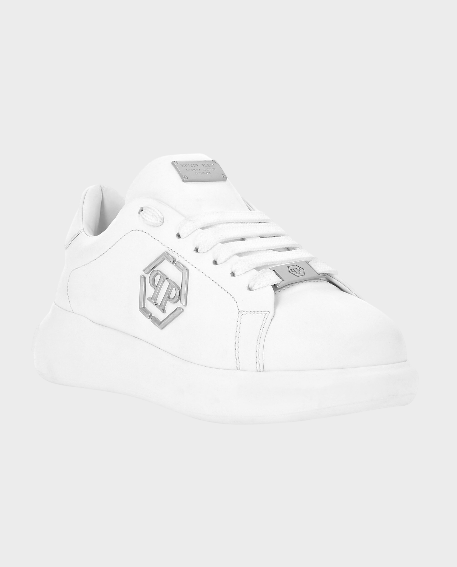 Białe sneakersy Hexagon Low Top - Image #1