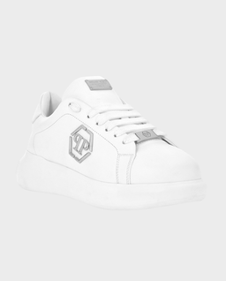 Białe sneakersy Hexagon Low Top - Image #1