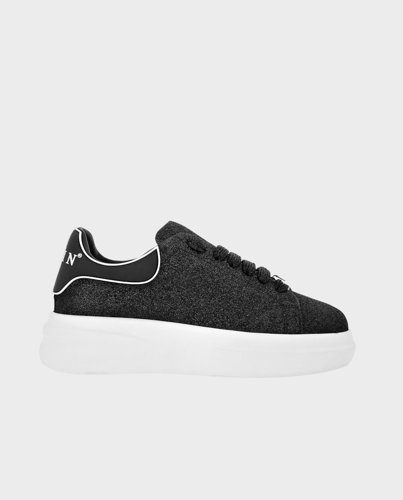 Czarne sneakersy Glitter Low Top - Image #0