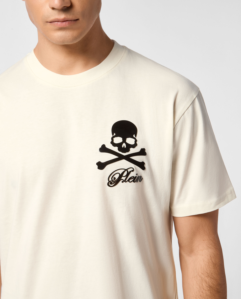 Biały t-shirt Skull & Bones - Image #4