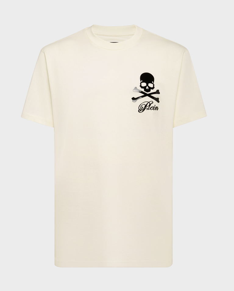 Biały t-shirt Skull & Bones - Image #1