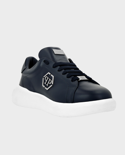 Granatowe sneakersy Hexagon Low Top - Image #1