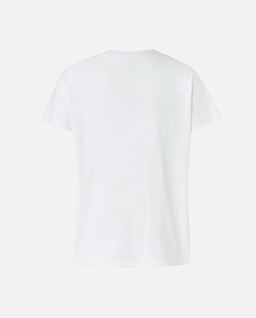 Biały t-shirt z mini logo - Image #1